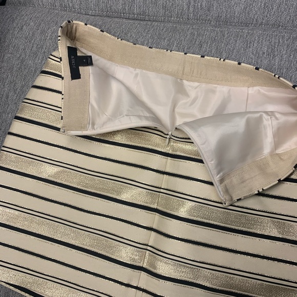 Gold and beige mini skirt - Picture 3 of 4